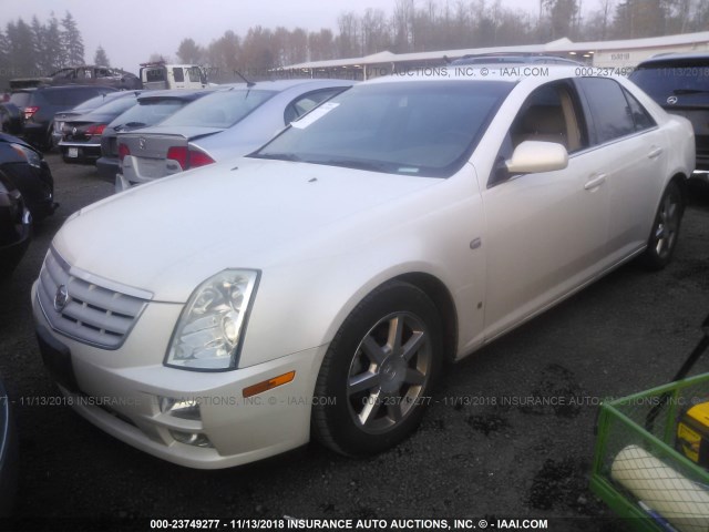 1G6DC67A470177870 - 2007 CADILLAC STS WHITE photo 2