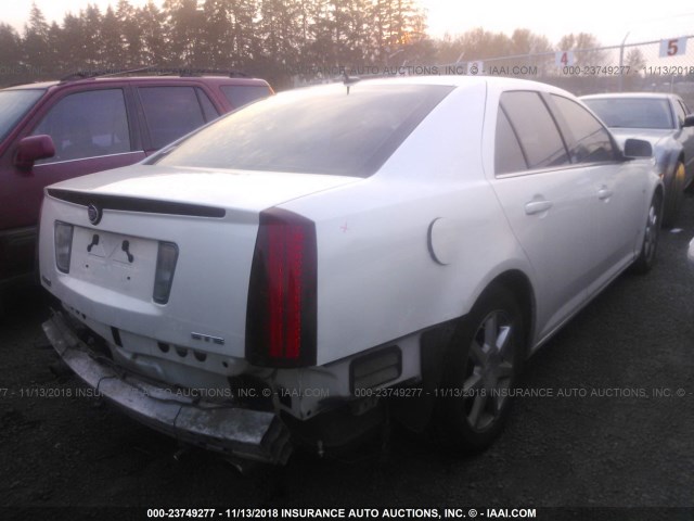 1G6DC67A470177870 - 2007 CADILLAC STS WHITE photo 4