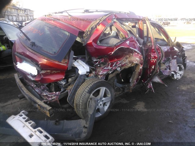 5Y2SL62853Z433738 - 2003 PONTIAC VIBE RED photo 4