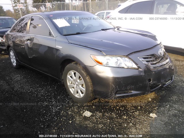 JTNBB46K583048568 - 2008 TOYOTA CAMRY HYBRID GRAY photo 1