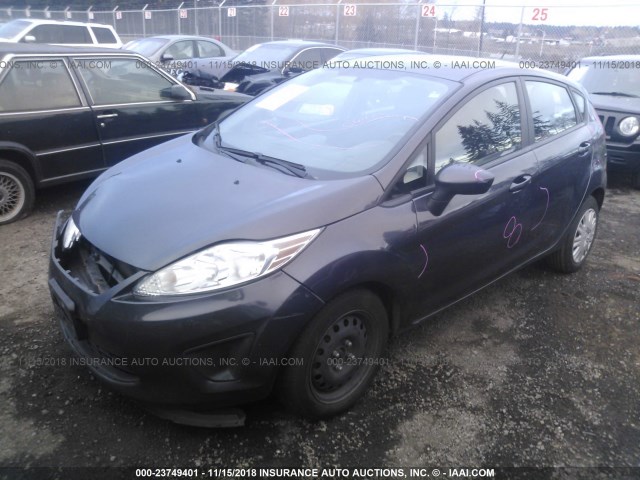 3FADP4EJ5DM189100 - 2013 FORD FIESTA SE Dark Blue photo 2