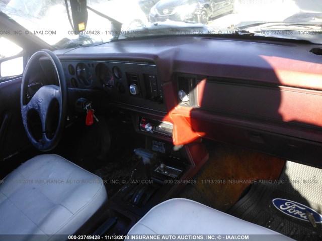 1FABP2738GF321653 - 1986 FORD MUSTANG LX/GT RED photo 5