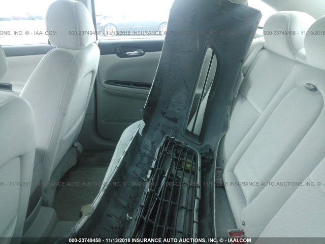 2G1WT58K179107572 - 2007 CHEVROLET IMPALA LT SILVER photo 8