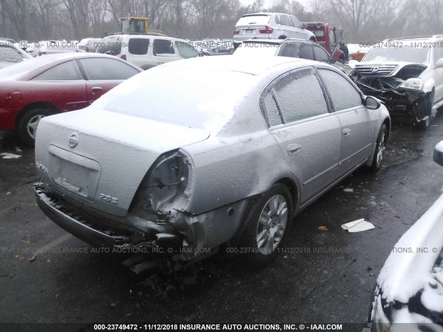 1N4AL11D25N493697 - 2005 NISSAN ALTIMA S/SL GRAY photo 4