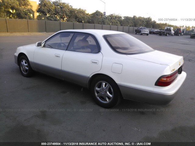 JT8GK13T9S0089797 - 1995 LEXUS ES 300 WHITE photo 3