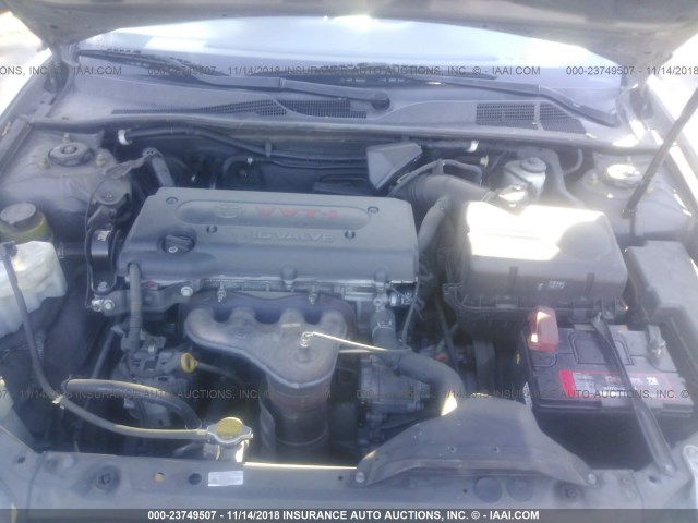 4T1BE32K24U926369 - 2004 TOYOTA CAMRY LE/XLE/SE GRAY photo 10