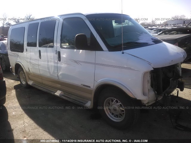 1GBFG15R6Y1227495 - 2000 CHEVROLET EXPRESS G1500  WHITE photo 1