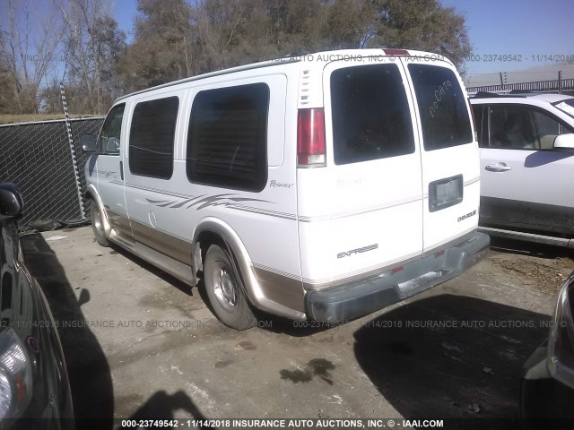 1GBFG15R6Y1227495 - 2000 CHEVROLET EXPRESS G1500  WHITE photo 3