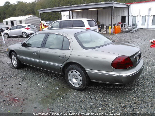 1LNHM97V2YY785742 - 2000 LINCOLN CONTINENTAL  GREEN photo 3