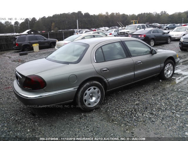 1LNHM97V2YY785742 - 2000 LINCOLN CONTINENTAL  Жасыл фото 4
