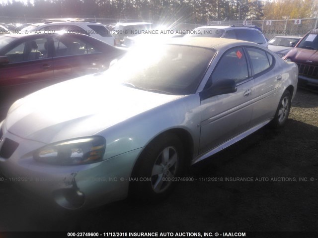 2G2WP582671132952 - 2007 PONTIAC GRAND PRIX Күміс фото 2
