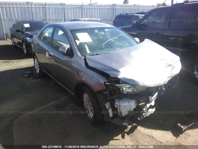 KNAFU4A29A5199931 - 2010 KIA FORTE EX GRAY photo 1