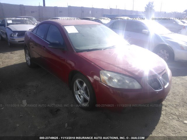 1G2ZG58N174219556 - 2007 PONTIAC G6 SE RED photo 1