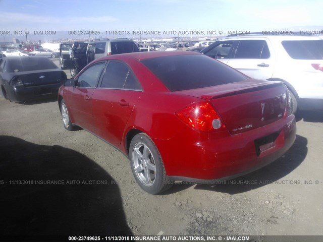 1G2ZG58N174219556 - 2007 PONTIAC G6 SE RED photo 3