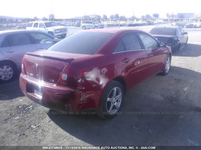 1G2ZG58N174219556 - 2007 PONTIAC G6 SE RED photo 4