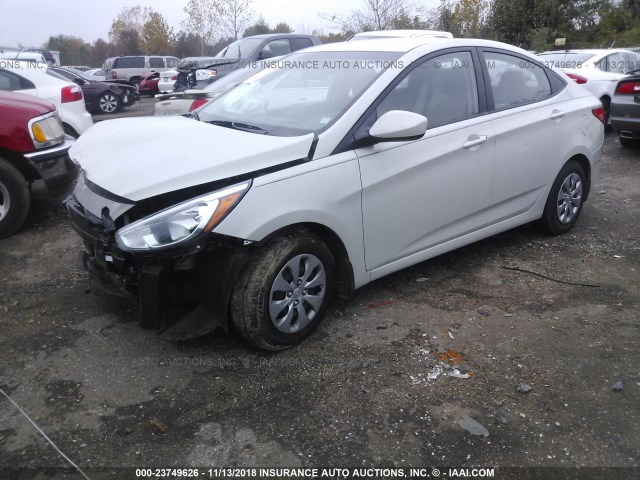 KMHCT4AE5GU110210 - 2016 HYUNDAI ACCENT SE TAN photo 2