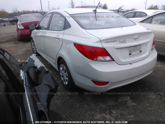 KMHCT4AE5GU110210 - 2016 HYUNDAI ACCENT SE TAN photo 3