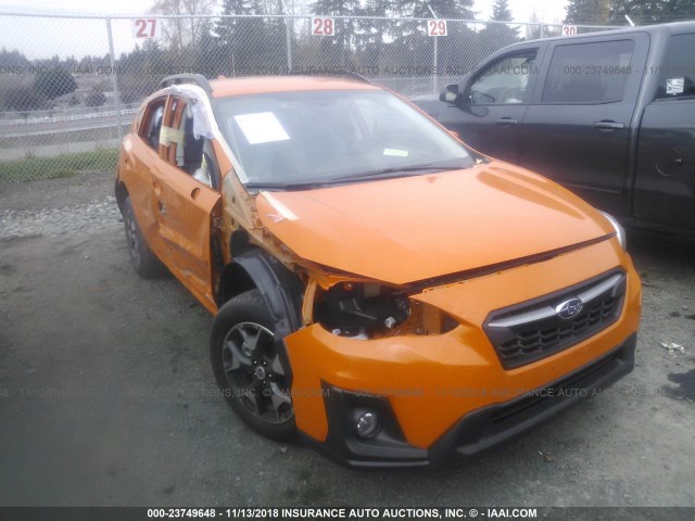 JF2GTADC8JH294638 - 2018 SUBARU CROSSTREK PREMIUM ORANGE photo 6