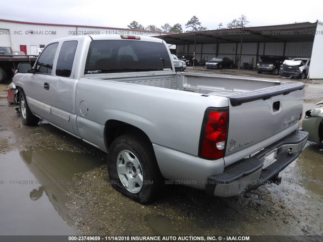 2GCEC19T351257052 - 2005 CHEVROLET SILVERADO C1500 Pewter photo 3