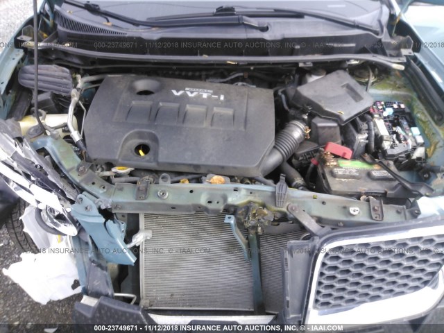 5Y2SP67899Z448698 - 2009 PONTIAC VIBE GRAY photo 10