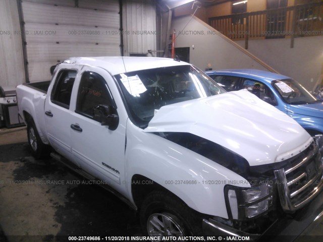 3GTP1VE08CG150990 - 2012 GMC SIERRA C1500 SLE WHITE photo 6