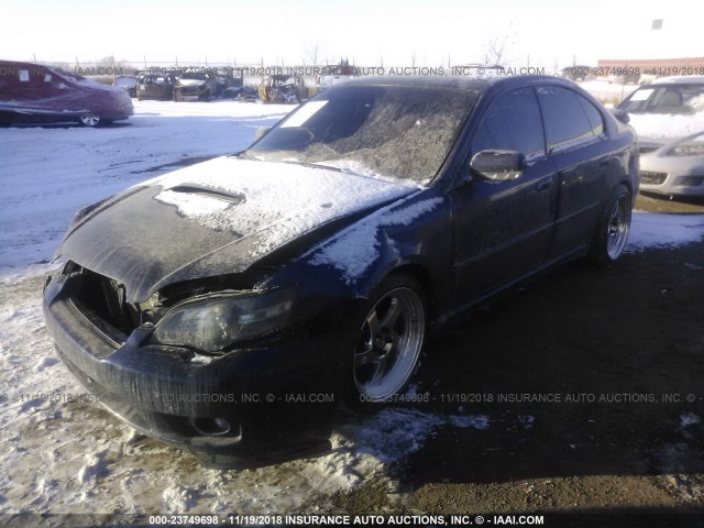 4S3BL676656203394 - 2005 SUBARU LEGACY GT LIMITED BLUE photo 2