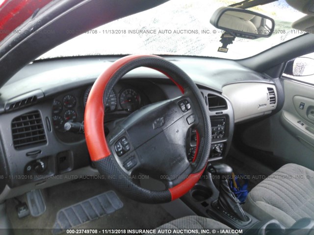 2G1WX15K019106633 - 2001 CHEVROLET MONTE CARLO SS RED photo 5