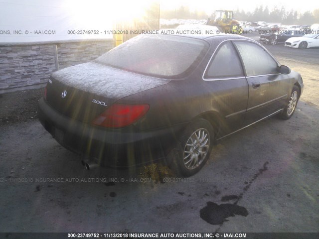 19UYA2256XL008537 - 1999 ACURA 3.0CL BLACK photo 4