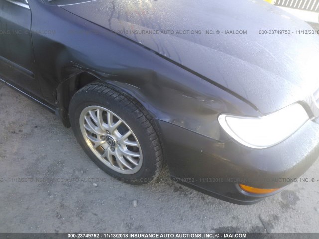 19UYA2256XL008537 - 1999 ACURA 3.0CL Czarny zdjęcie 6