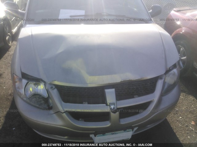 2D4GP44323R239858 - 2003 DODGE GRAND CARAVAN SPORT GOLD photo 6