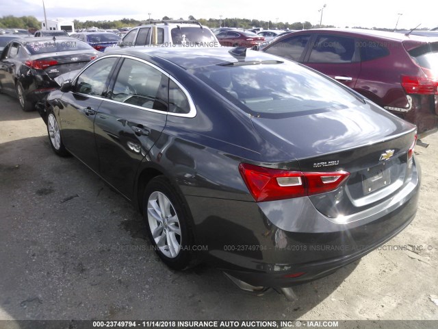 1G1ZJ5SU3GF357416 - 2016 CHEVROLET MALIBU HYBRID GRAY photo 3