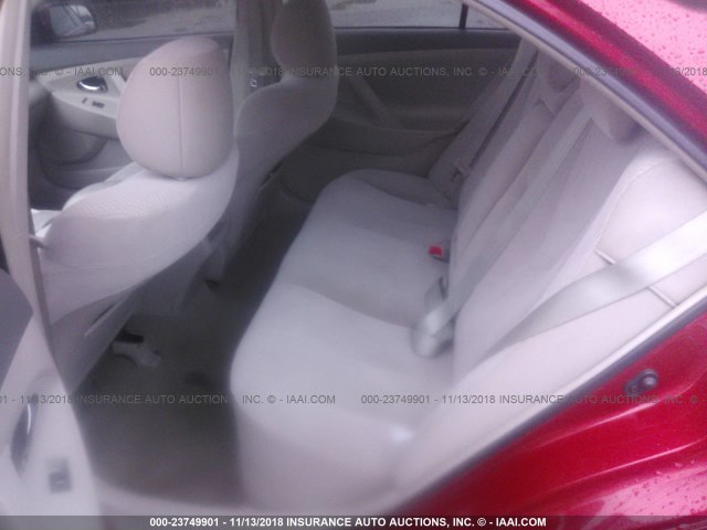 4T1BF3EK5BU751590 - 2011 TOYOTA CAMRY SE/LE/XLE 红色 照片 8