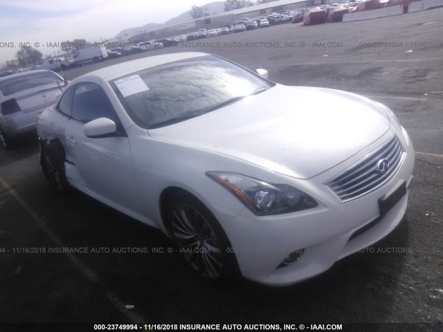 JN1CV6FE5DM770765 - 2013 INFINITI G37 SPORT/IPL WHITE photo 1