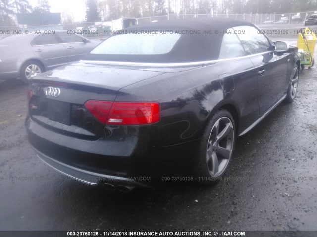 WAUVGAFH1FN010050 - 2015 AUDI S5 PRESTIGE BLACK photo 4