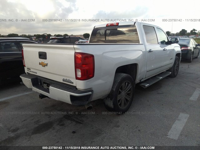 3GCPCTEC6HG117986 - 2017 CHEVROLET SILVERADO C1500 HIGH COUNTRY WHITE photo 4