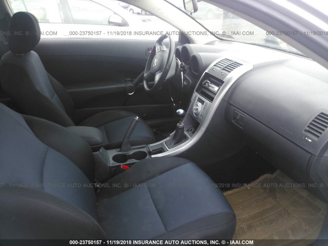 JTKDE177770167079 - 2007 TOYOTA SCION TC 银色 照片 5