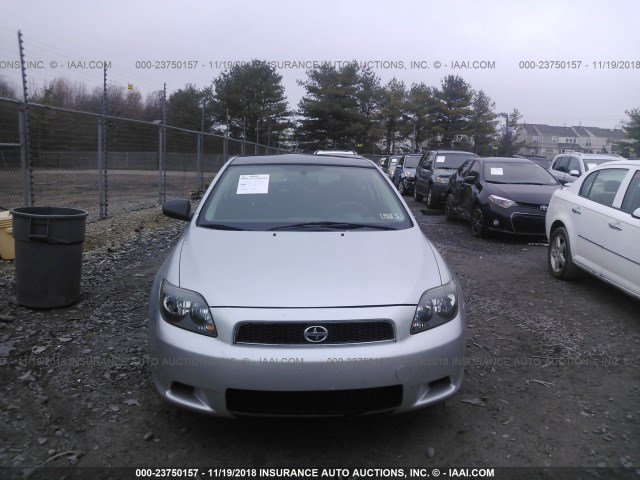 JTKDE177770167079 - 2007 TOYOTA SCION TC 银色 照片 6