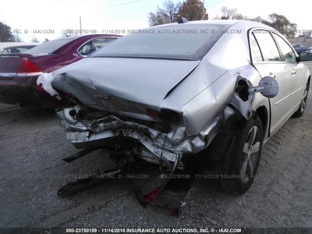 1G1ZC5E07CF364625 - 2012 CHEVROLET MALIBU 1LT SILVER photo 6