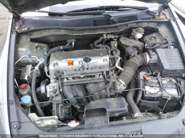 1HGCP2F37AA185019 - 2010 HONDA ACCORD LX GRAY photo 10