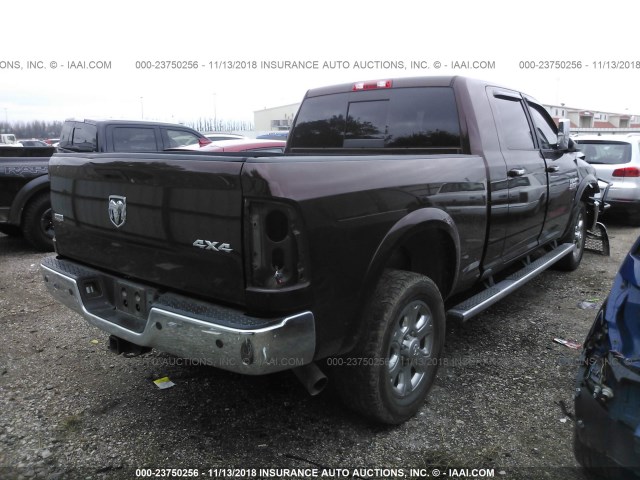 3C6UR5NL2FG510062 - 2015 RAM 2500 LARAMIE BROWN photo 4