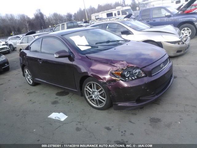 JTKDE177060076024 - 2006 TOYOTA SCION TC 紫色 照片 1