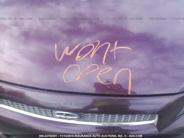 JTKDE177060076024 - 2006 TOYOTA SCION TC 紫色 照片 10