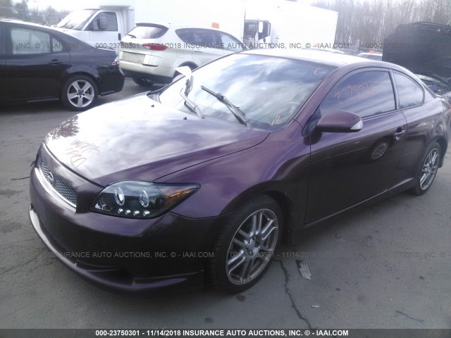 JTKDE177060076024 - 2006 TOYOTA SCION TC 紫色 照片 2