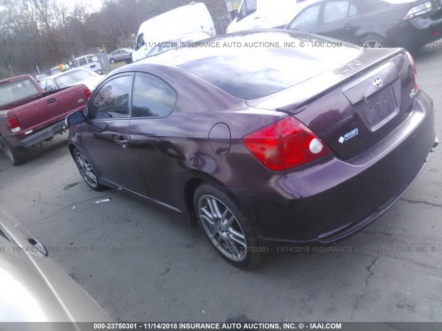 JTKDE177060076024 - 2006 TOYOTA SCION TC 紫色 照片 3