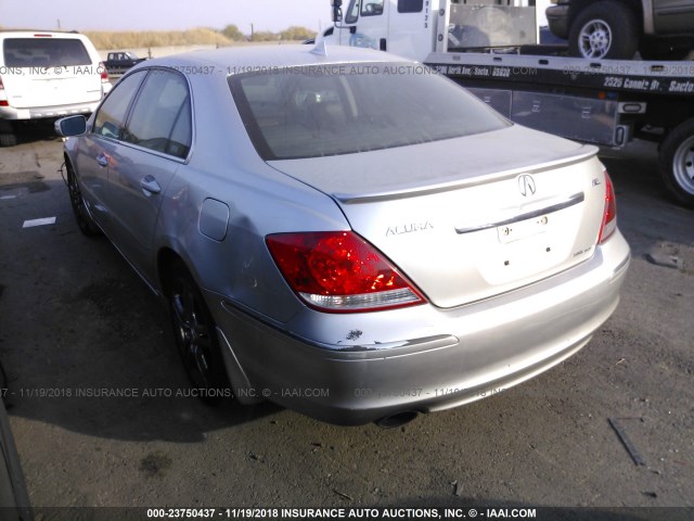 JH4KB16515C010763 - 2005 ACURA RL GRAY photo 3