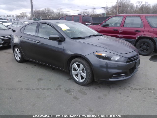 1C3CDFBB0FD435593 - 2015 DODGE DART SXT GRAY photo 1