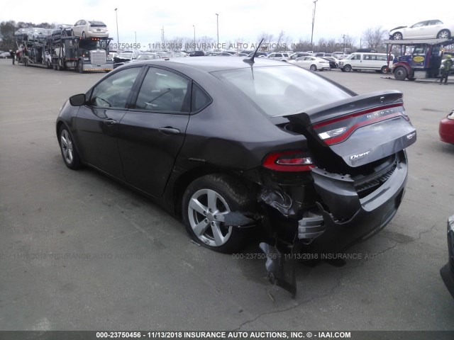 1C3CDFBB0FD435593 - 2015 DODGE DART SXT GRAY photo 3