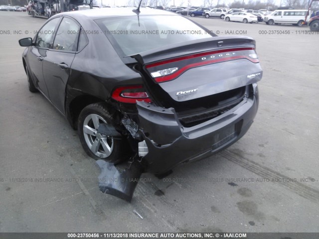 1C3CDFBB0FD435593 - 2015 DODGE DART SXT GRAY photo 6