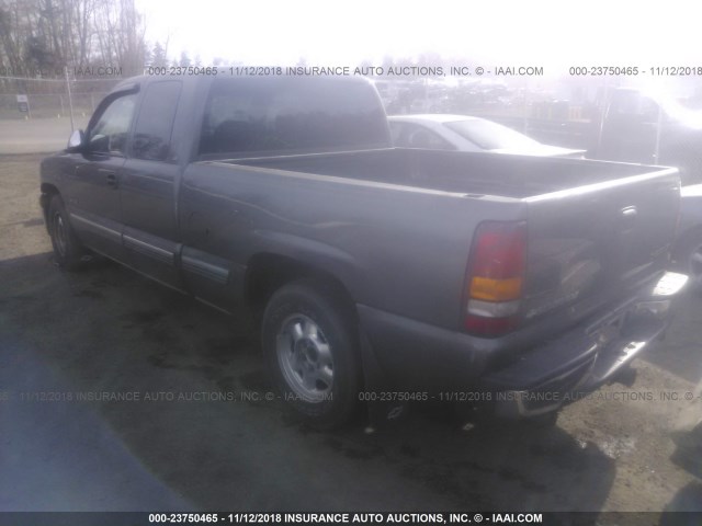 1GCEC19V3YZ127768 - 2000 CHEVROLET SILVERADO C1500 GRAY photo 3