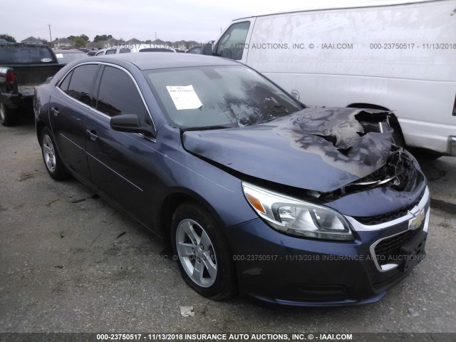 1G11B5SL6FF180571 - 2015 CHEVROLET MALIBU LS BLUE photo 1